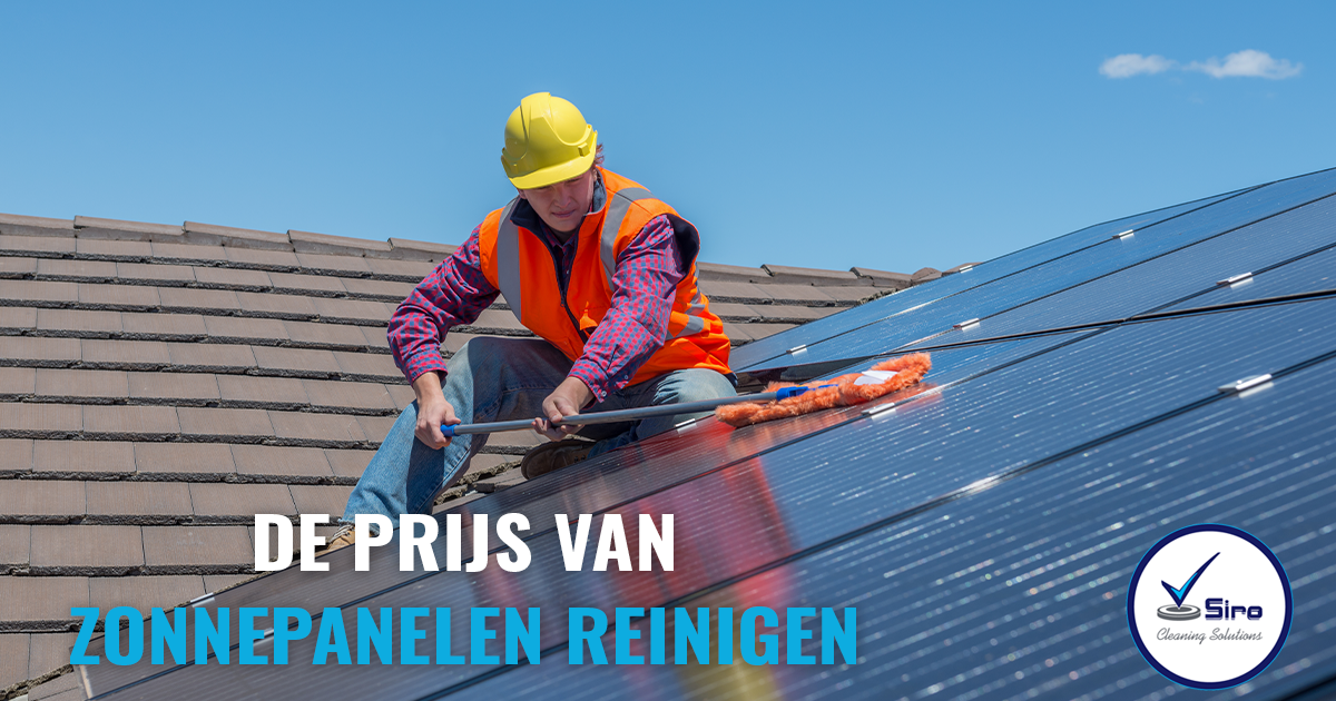De prijs van zonnepanelen reinigen