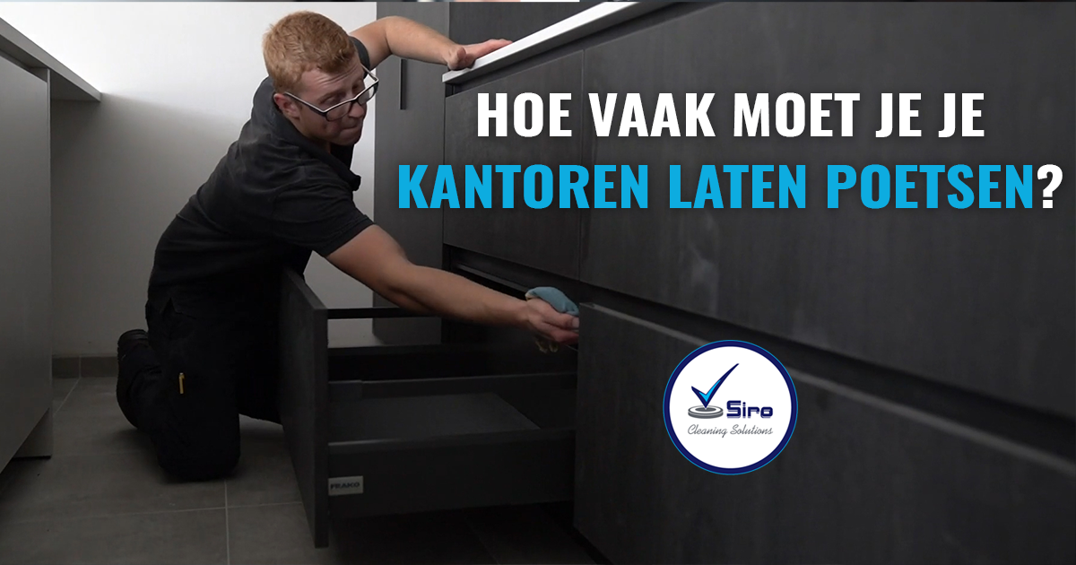 Poetsen van kantoren