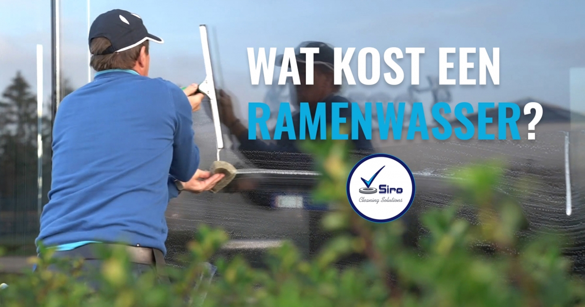 Wat kost een ramenwasser?
